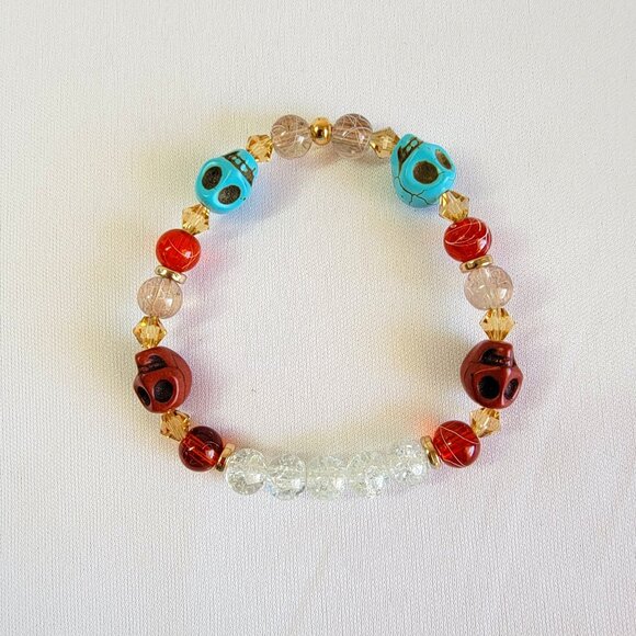 Multicolor And Brown Boho Headbands With Matching Bracelet Sets, Womens Size M main image 4